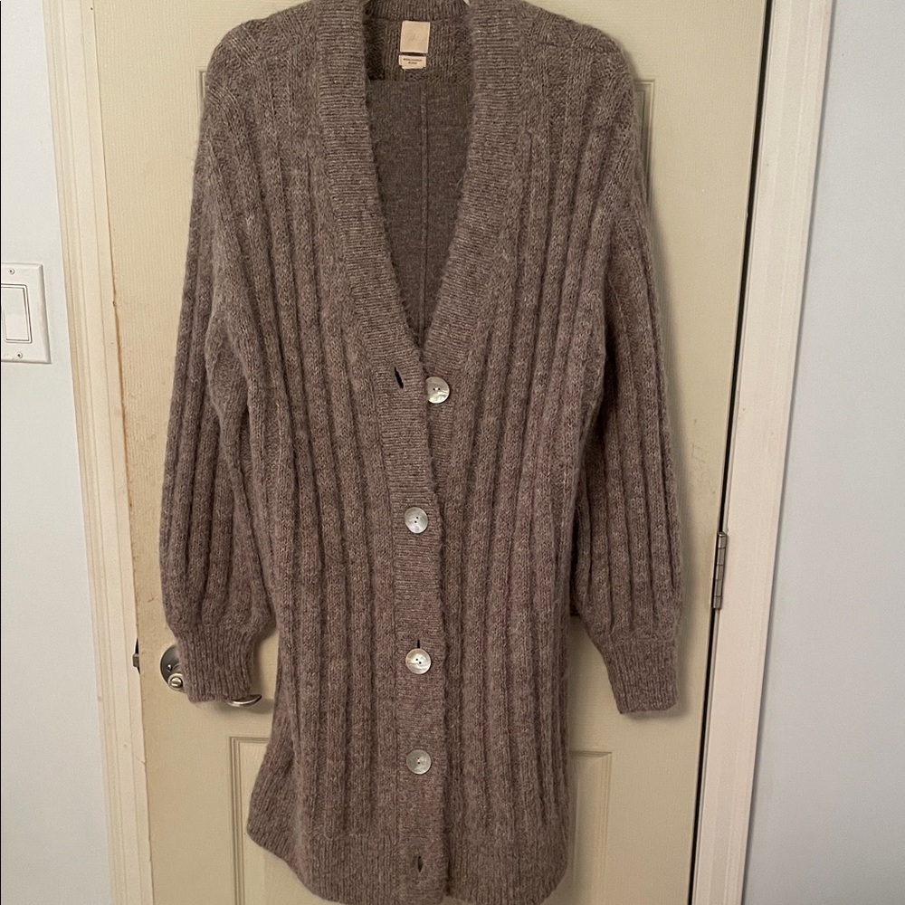H&M Brown Ribbed Women's Cardigan/Pants